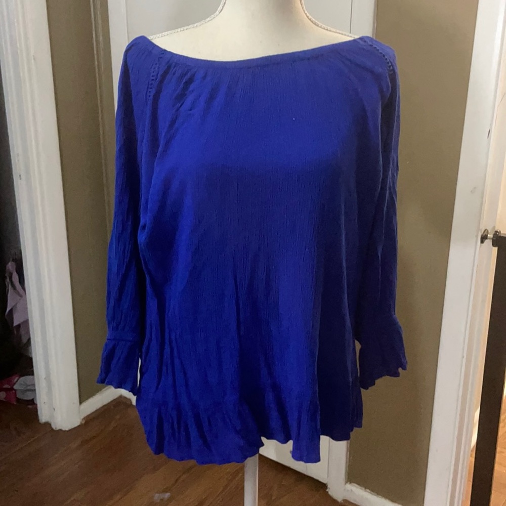 Royal blue top